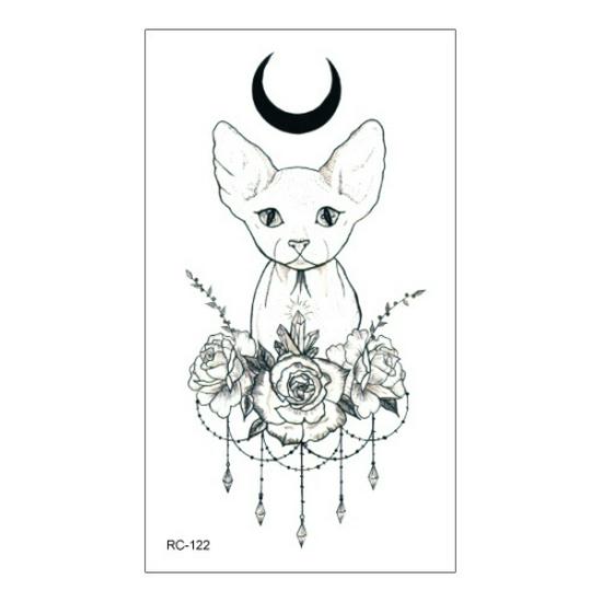 Waterproof Gradient Color Cartoon Temporary Tattoos for Men & Women
