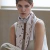 ANA MAISON Bonita memoria Long Petit Twill Scarf [PMLTS-1415]