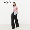 MO&Co. Women's High Waist Straight Leg Trousers