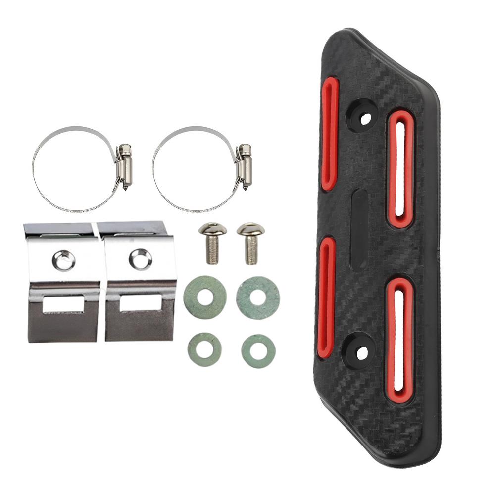 Motorcycle Heat Shield Muffler Pipe Heat Cover Protector Anti-Scalding and Heat Dissipation Exhaust Heat Insulation Cover