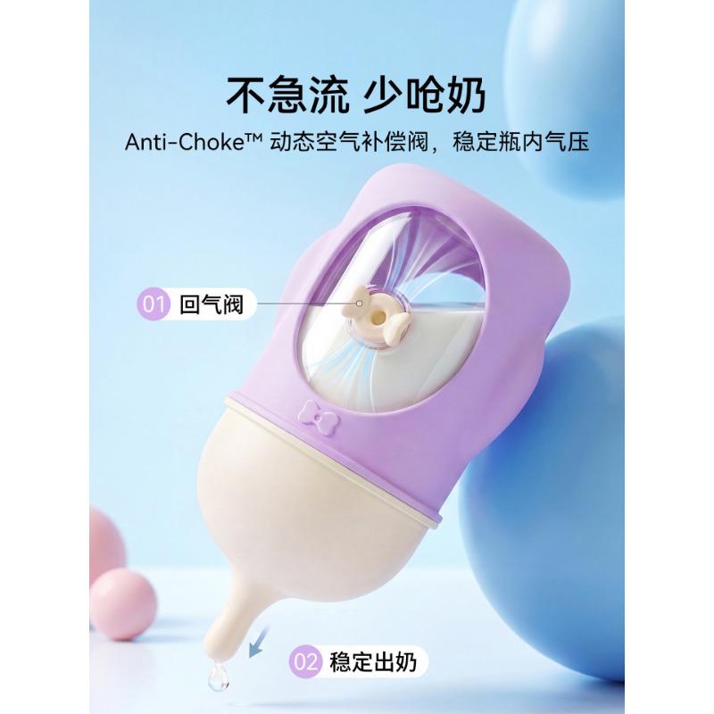Pet Nursing Bottle For Newborn Kitten Puppy Anti Choke Anti Colic Silicone Nipple Feeder