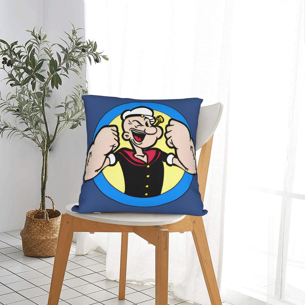 Pillow Cover Bluto And Olive Oyl Funny Pillow Case For Sofa Home Decor Pillowcases