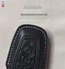 Genuine Leather Key Case for Ford Focus, Mondeo, Edge, Escort, Explorer, and Raptor.