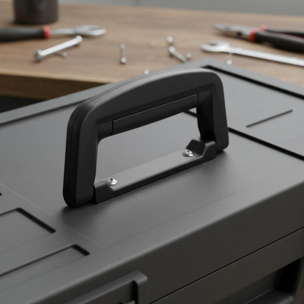 Handles for Cases, Boxes And Chests with Sturdy Support Reliable Mounting. Suitable