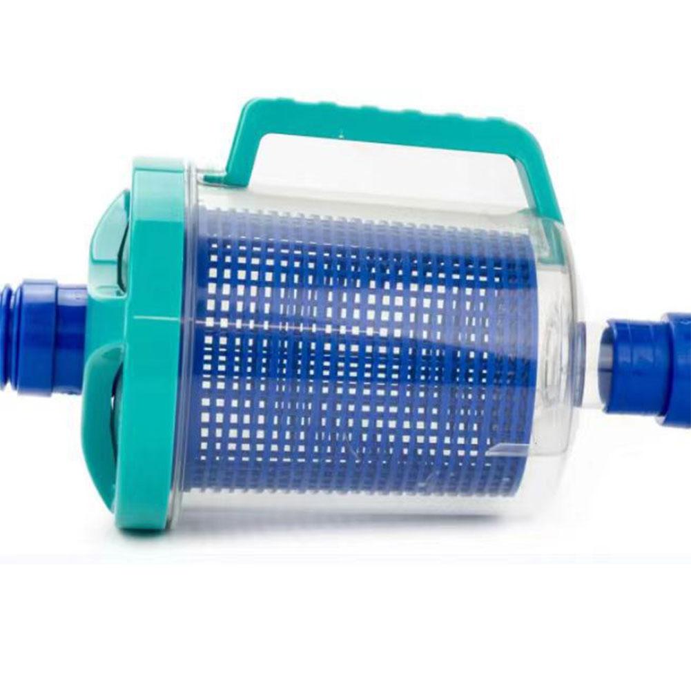 Inline Pool Leaf Canister Pool Leaf Catcher with 5 Skimmer Socks Pool Leaf Collector for W26705 Pentair R211084