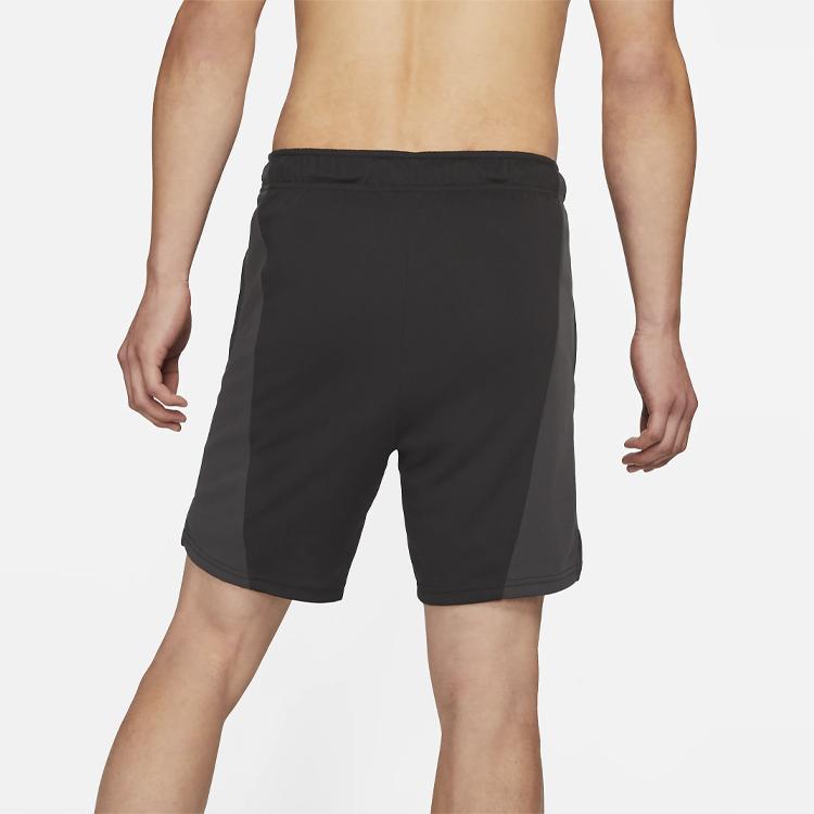 Nike Letter Print Colorblock Casual Sports Shorts Men Bottoms Black CZ7711-010