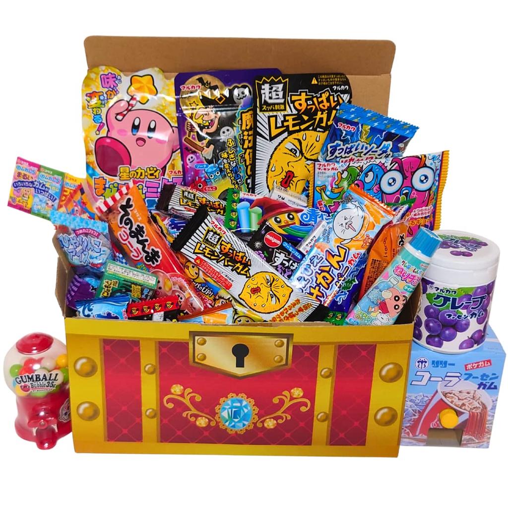 Gum Assortment 40 Piece Set Candy Gum Bottle Gum Gumball Machine Gift Present Prize Christmas Pikichemo Treasure Box Kingdom