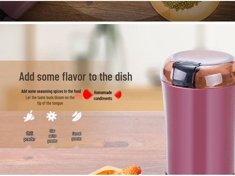 Portable Electric Household Coffee & Grain Grinder