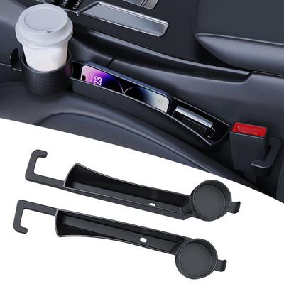 2Pcs Car Seat Gap Organizer with Cup Holder Large Capacity