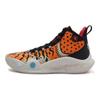 Li Ning CJ-1 McLemore 1 Chaussures de Basket Mi-Hautes Durables Antidérapantes Homme Baskets Noir Orange ABAR019-25