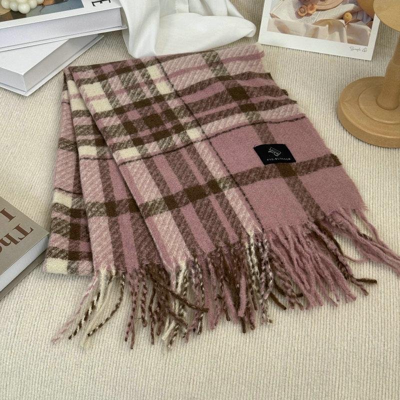 Scarf Women's New Classic Plaid Shawl Atmosphere European and American Versatile Warm Artifact Autumn and Winter Cold Tide