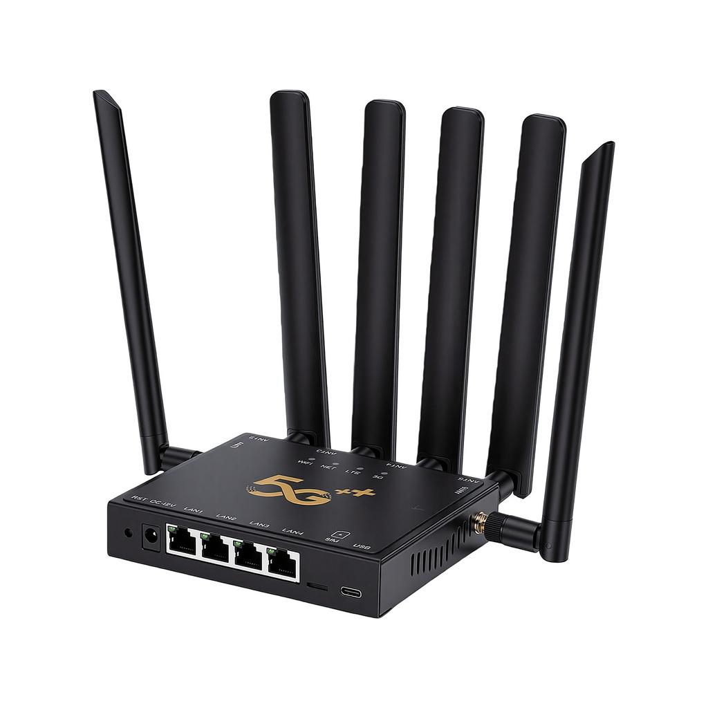 5G Router Industrial Wireless SIM Card Router Dual Band SA NSA Band Locking for Europe Asia Africa Australia