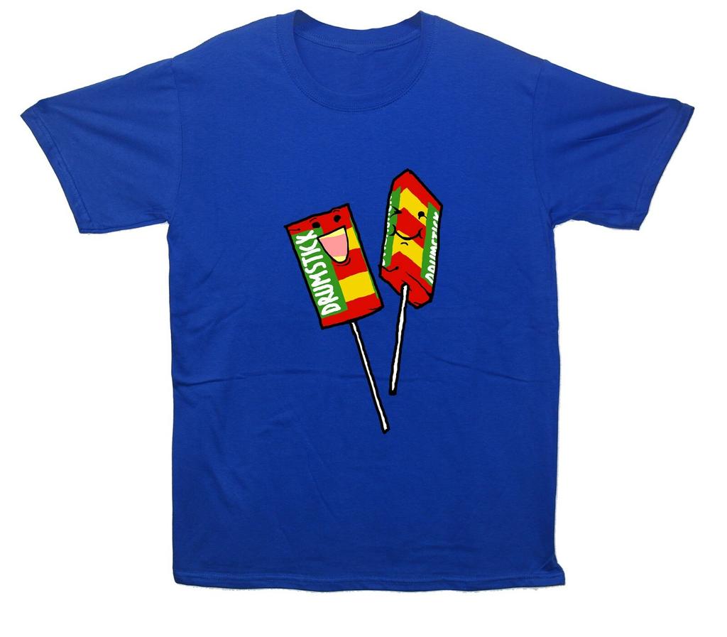 Happy Drumstick Lolly Funny Printed T-Shirt