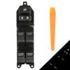 84820-0R040 Power Window Switch Control Panel Front Left Driver Side White LED Lighted Compatible With Toyota Tundra 2007- Replace 848200R040 Master