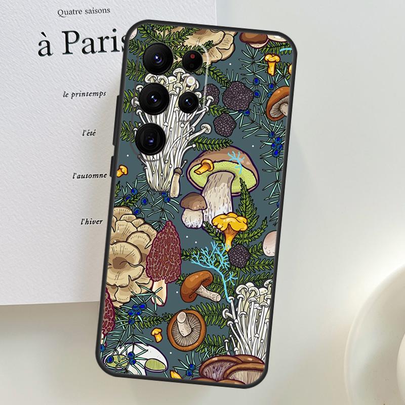 

Mushroom Forest Cover For Samsung Galaxy S23 Ultra S21 S20 FE Note 10 Plus S8 S9 S10 S10e S22 Ultra Case Galaxy S20