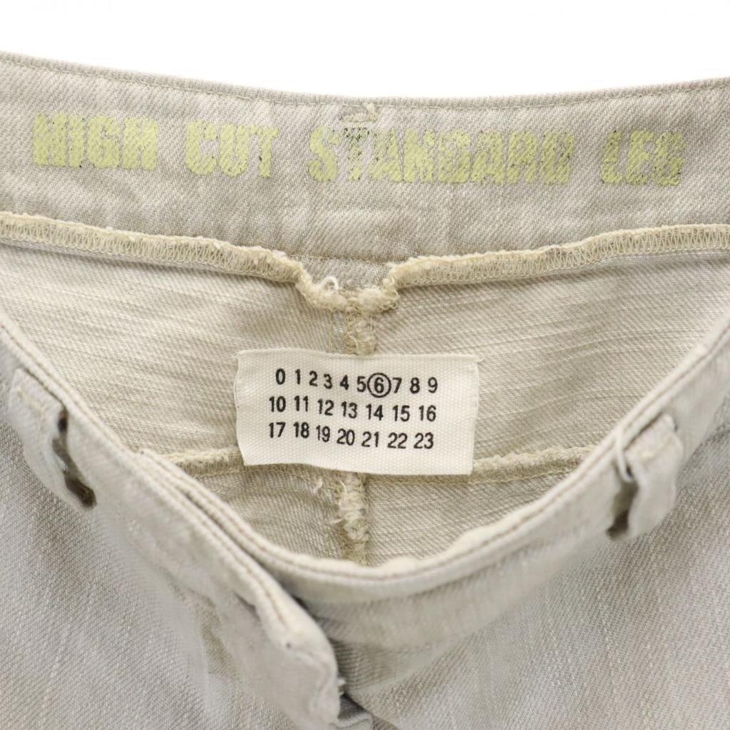 MM6 Made In Italy Kokonoe's Own Period Long Pants 38 Gray MARGIELA Women Used