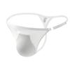 Ice Silk G-String Men Sexy Bulge Pouch Underwear Seamless Panties Soft Lingerie T-Back Thongs Underpants Low Rise Bikini Trunks