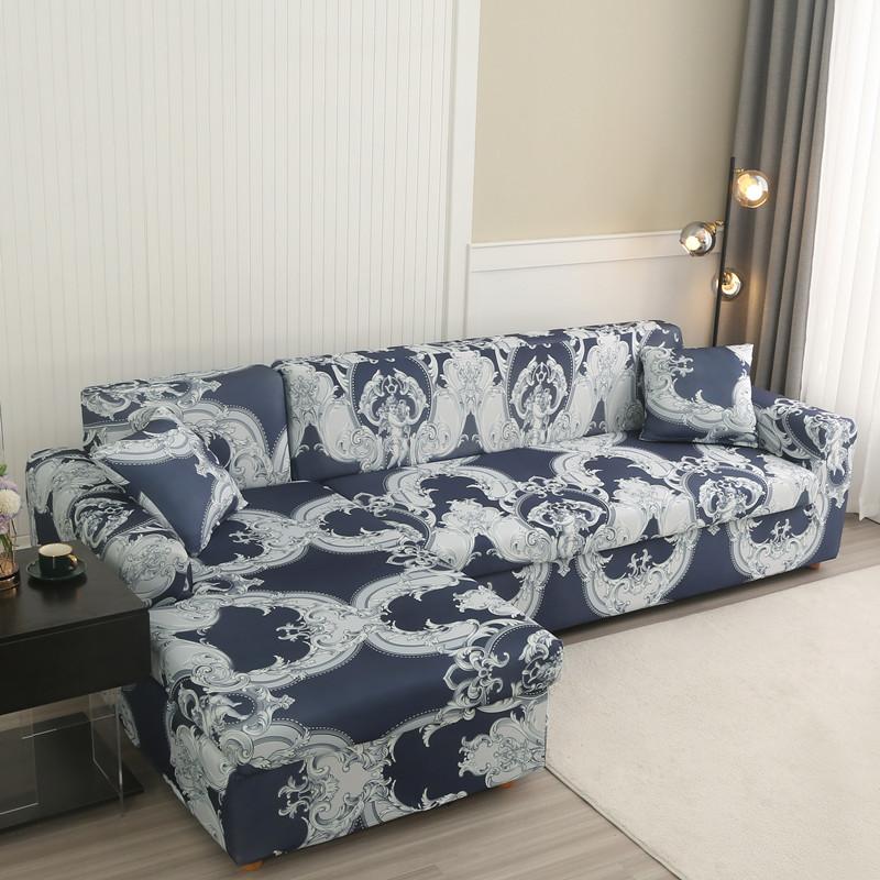 Geometric Sofa Cover Elastic Couch Cover Sectional Chair Cover It Needs Order 2Pieces Sofa Cover If Your Sofa Is Corner L-shape