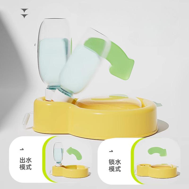 Portable Pet Water Bottle for Dogs - Foldable Travel Water Cup with Bowl, Leakproof Dog Water Dispenser for Outdoor Camping Hiking, 350ml/500ml KTY