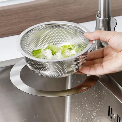 Siebkorb für die Spüle in Schwanenform aus Edelstahl, abnehmbarer Abtropfkorb mit Schwanenkopf-Aufbewahrung, Abtropfkorb mit Schwanenkopf-Aufhängung, Nass- und Trockenabtropfgestelle