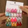 High-End European & American Women's Water Drop Stud Earrings - Dopamine Luxury & Unique Style