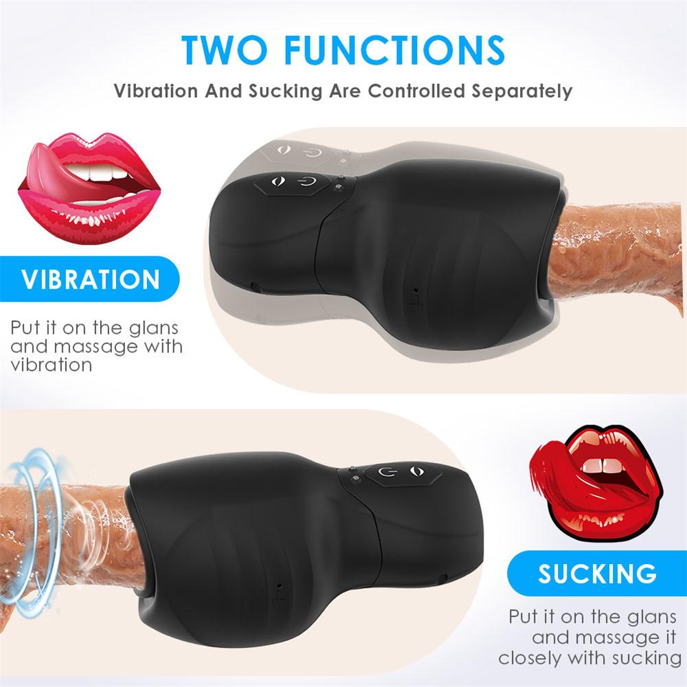 Powerful Sucking Masturbation Cup Realistic Anal Vagina Pocket Pussy Blowjob Massager Male Masturbator Sex Toys for Men 18+