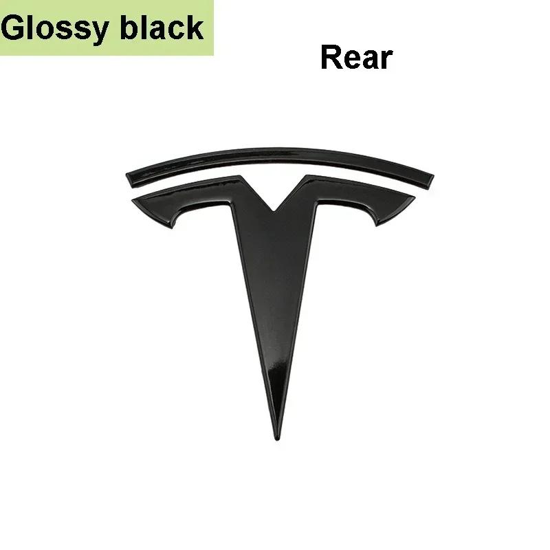 Auto Sticker Tesla Metaal Auto Voor Motorkap Cover Embleem Sticker voor Tesla Model 3 Mode Y Auto Achterklep Badge Decal Exterieur Accessoires