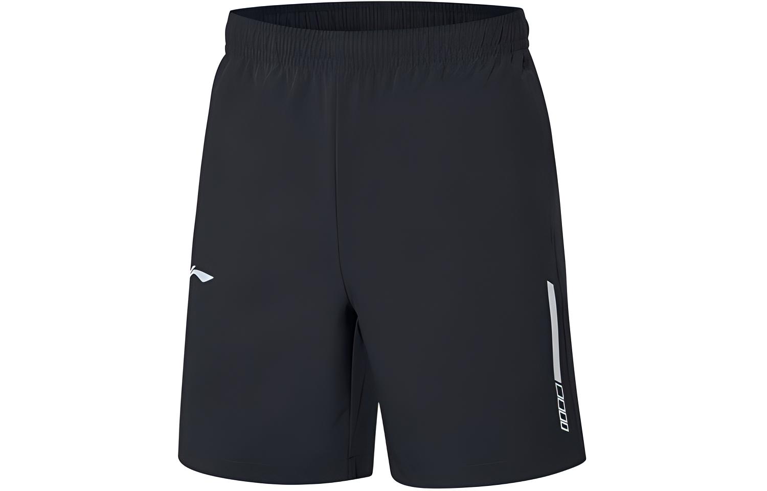 Li Ning Casual Shorts Men s Standard Black Moderate AKSP729-1 S