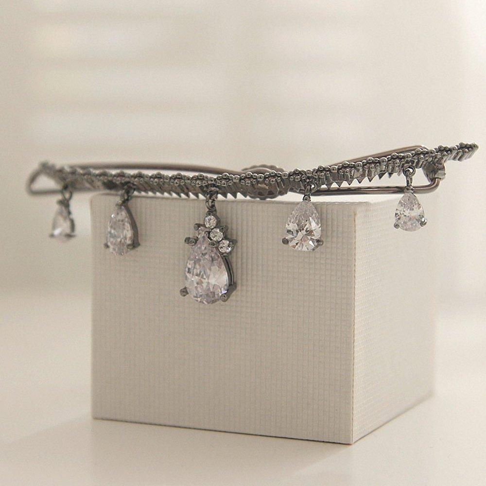 

Jlauren Пента Капля воды Кубический Подвесной Полузаколка для волос H0772