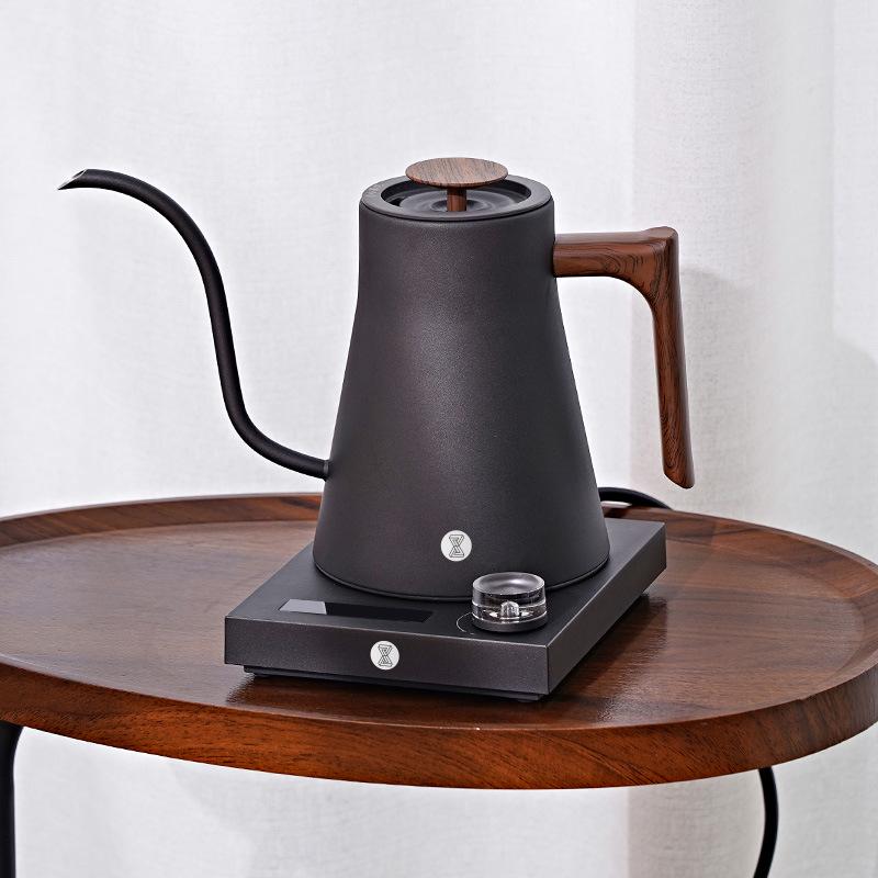 Cafetière à filtre intelligente avec contrôle de température, bec verseur fin isolé et long - Bouilloire électrique tout-en-un