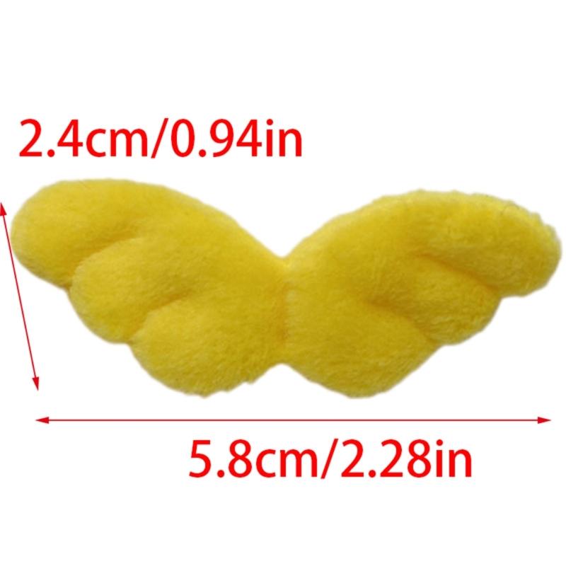Customizable Fabric Wing Glitters Angel Wing Patches Fabric Fairies Wing Crafts for Unique Costume Accessories