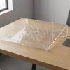 Acryl Laptopständer Transparent Belüftet Minimalistisches Schreibtischzubehör
