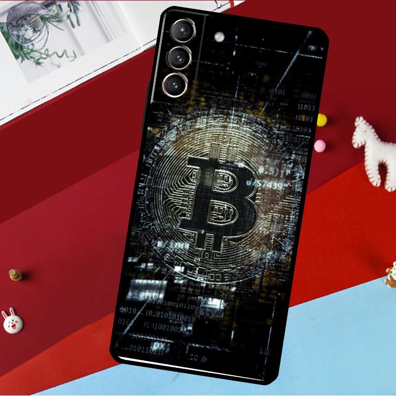 Bitcoin BTC Funda For Samsung Galaxy S26 S25 S23 S22 S20 S24 Ultra S9 S10 Plus S21 FE S25 FE Phone Case