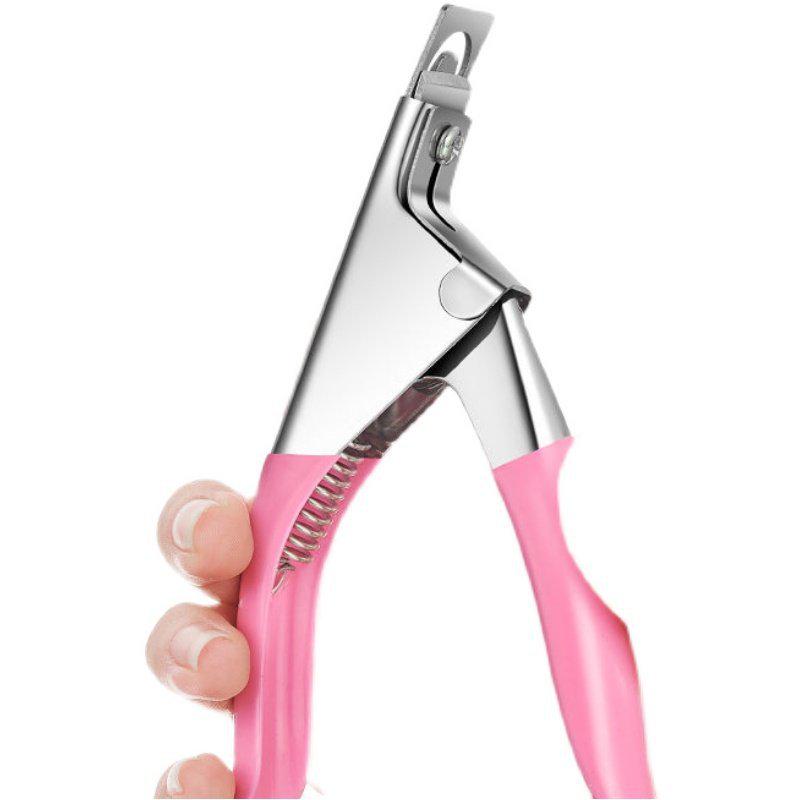 U-Shaped Nail Clippers and File for Gel Extensions - Salon-Quality Manicure Tool Set