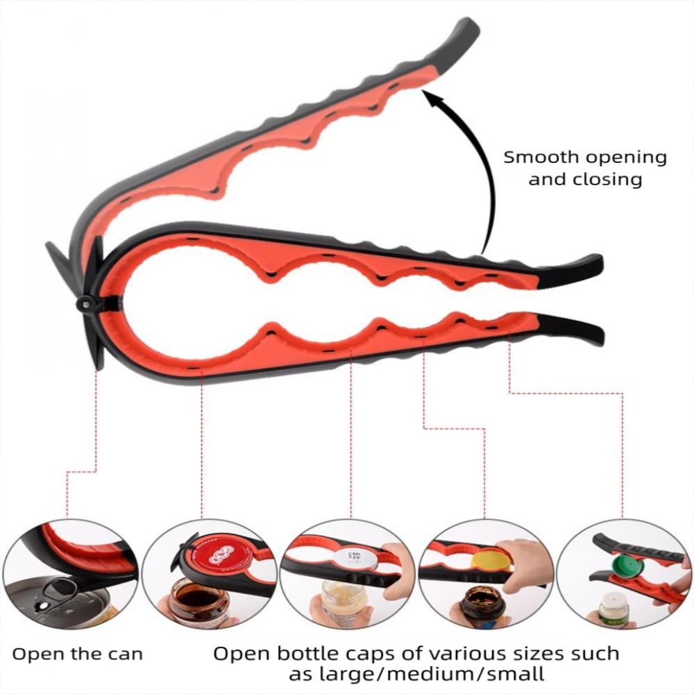 3Pcs/Set Non-slip Jar Opener Set Universal Can Lid Remover Multi-functional Bottle Opener  Old Man