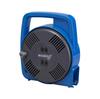 HATAYA MS-8-B Blue Cord Reel, 100V Type, Manual Winding, 8m, Built-in Temperature Sensor (Wire Melting Prevention Function), 2 Outlets, Compact, Home