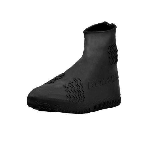 KOMINE Motorcycle Back Zipper Silicone Rain Boot Cover Black Free RK-360 Waterproof Rain Gear