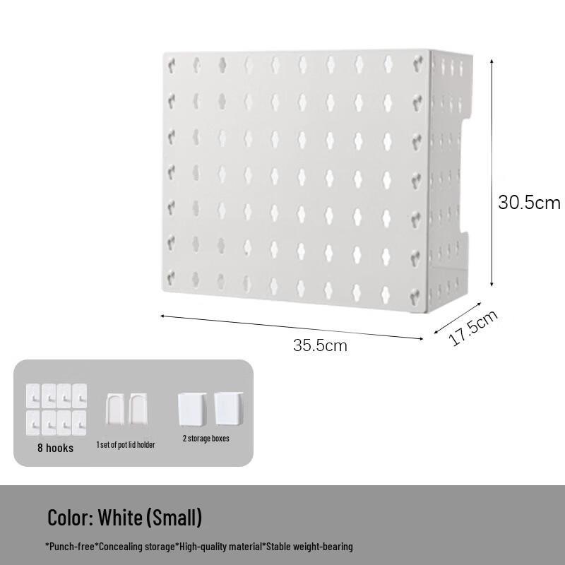 Wutuo Pegboard Gas Water Heater Pipe Cover