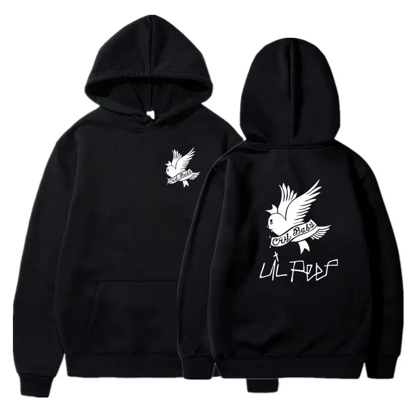 Men's Lil Pup Printed Sports Hoodie Lil Love Women's+Full Hip Hop Street Fashion Autumn/Winter Hot Selling New Style 2025