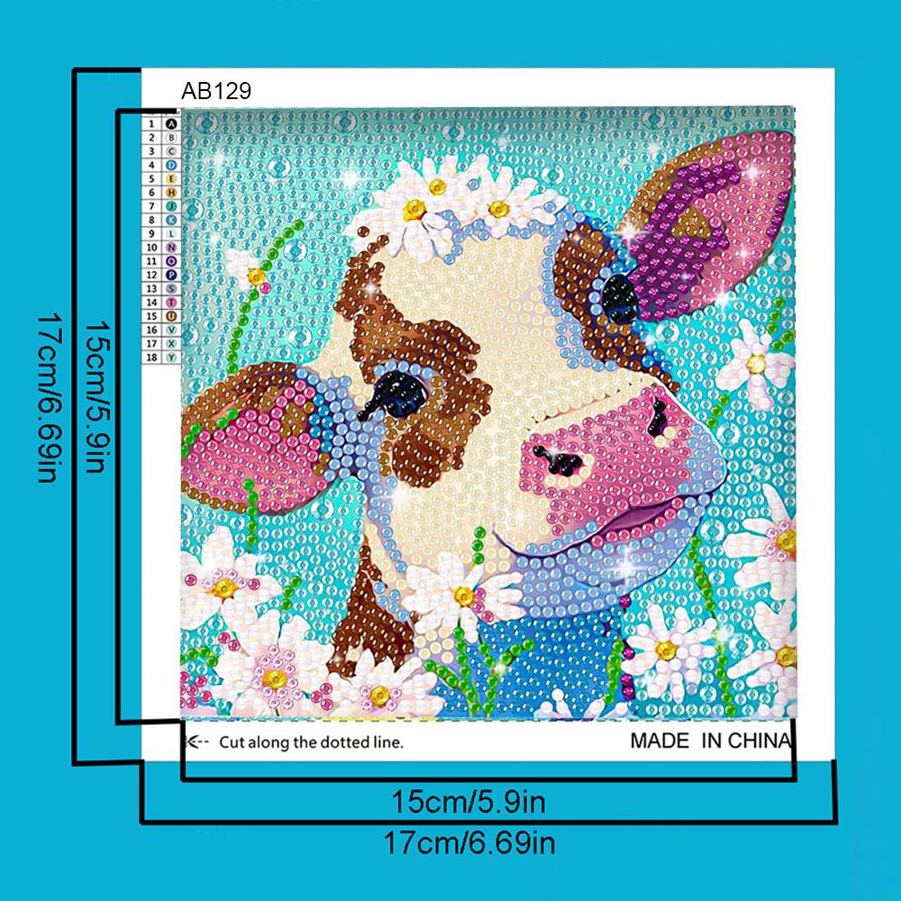 

Full Drill 5D DIY Diamond Painting Kit Cute Animal Diamond Art Painting Set Suitable For Adult Beginner Home Wall Decor