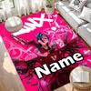 Custom Name Personalized Jinx Print Carpet, Versatile Home Decor Rug, for Playroom, Apartment, Balcony, Entryway, Hallway Gift