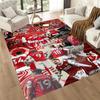 Arsenal Floor Rug Office Rug Design for Playrooms Bedrooms Foyer Decorate room Antislip Carpet Office home decor Perfect Gift for Friends & Family