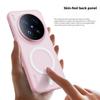 For Vivo X300 Ultra/X300s/X300 Pro/X300 Case Skin-feel Matte Translucent 360° Holder Ring Magnetic Anti-slip Anti-stain Cover