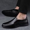Luxury Men's Genuine Leather Formal Shoes High-end Banquet Dress Shoes Daily Versatile Men's Work Loafers Black Free Delivery