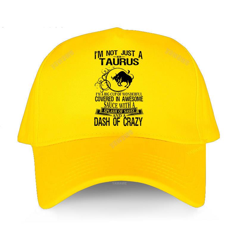 Outdoor Snapback Baseball Cap Black Cotton Hats Zodiac Signs Sassy Taurus Humor che Guevara Man Women Summer Hip Hop Caps sunhat