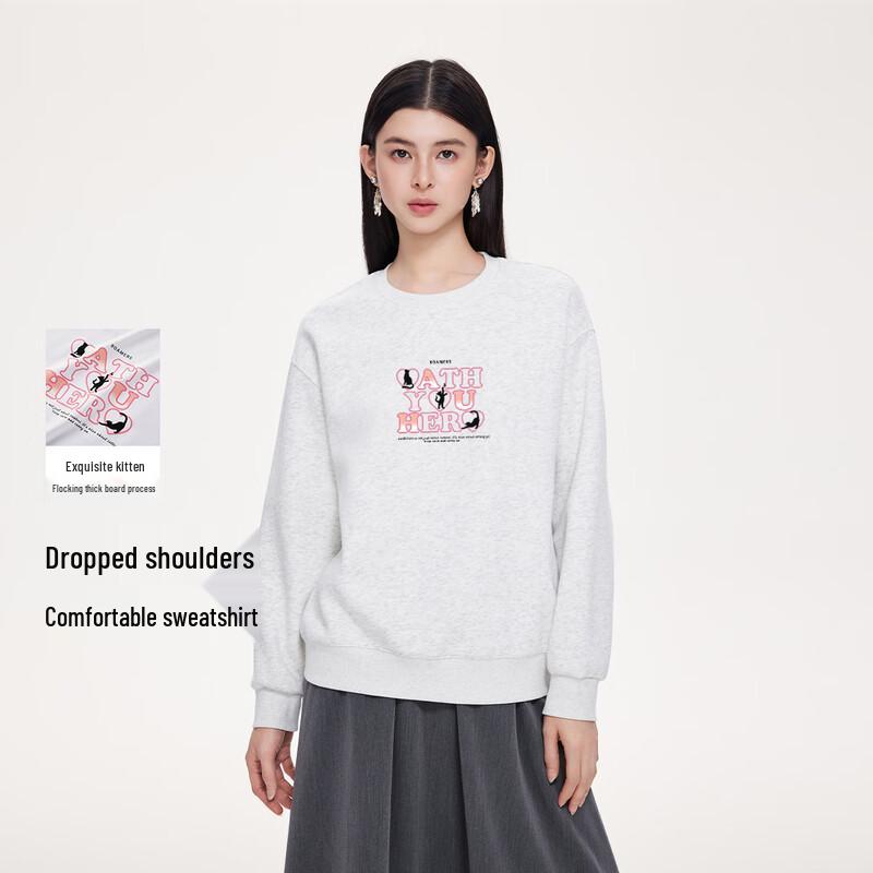 

FivePlus Women s Long-Sleeve Crewneck Sweatshirt M