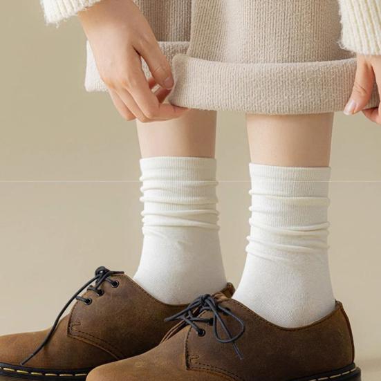 3/6 Paar Damen Crew Socken Nahtlose Sportliche Laufsocken Weiche Atmungsaktive Frotteesocken Lässige Mittelhohe Knöchelsocken