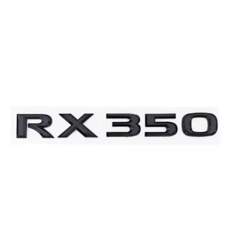 3D ABS Logo For Lexus GX470 LX570 LX600 RX350 RX300 Emblem Number Letters Sticker Car Trunk Badge Adhesive Decal Accessories AEM1