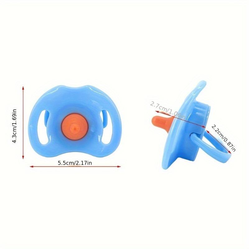 Xiaomi Juego de 3 biberones, Biberones de leche de 3,34 pulgadas y biberones para zumo de 3,74 pulgadas con un chupete, Accesorios para muñecas Regalo