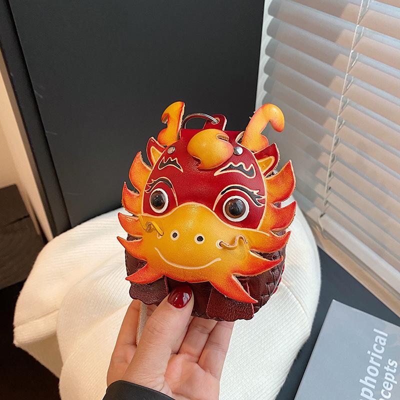 

Жіноча сумка мила сумка для змін із зодіакальним принтом 2025 нова мультяшна смішна дівоча міні-сумка для ключів для носіння в руці червоний